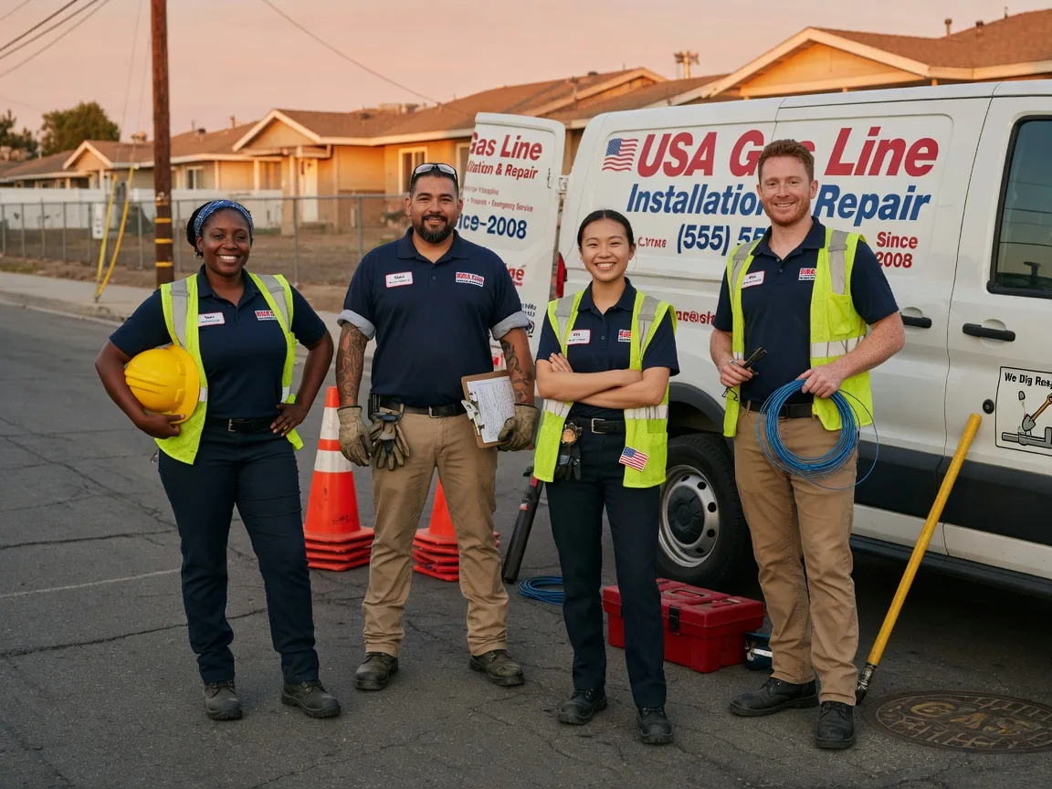 Gas Line Installation company in Trafalgar, IN